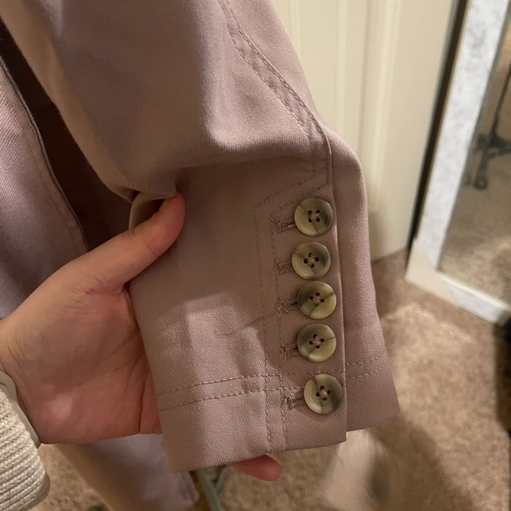Free People Mauve Trench Coat - Picture 14 of 16